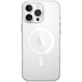 Чехол Apple Silicone Case with MagSafe для iPhone 16 Pro Max Clear