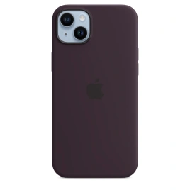 Силиконовый чехол Apple MagSafe для iPhone 14 Elderberry
