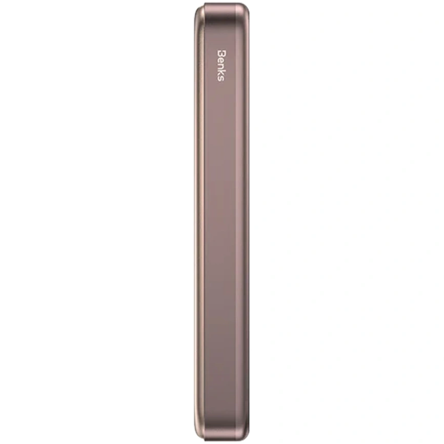 Внешний аккумулятор Benks ArmorGo Power Bank 10000 mAh with MagSafe DawnLight Gold фото 4