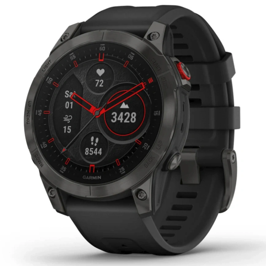 Умные часы Garmin Epix™ Gen 2 (010-02582-10) Sapphire - Black Titanium фото 1