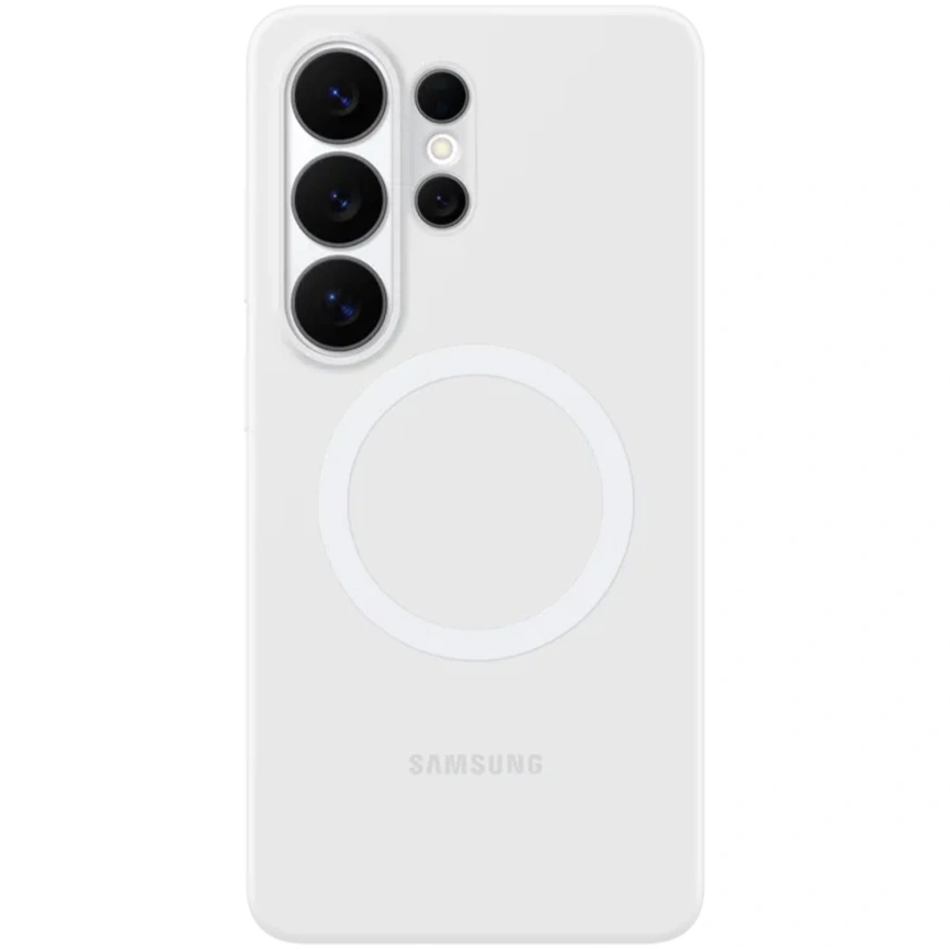 Чехол Samsung Silicone Magnet Case для Samsung Galaxy S26 Ultra White фото 1