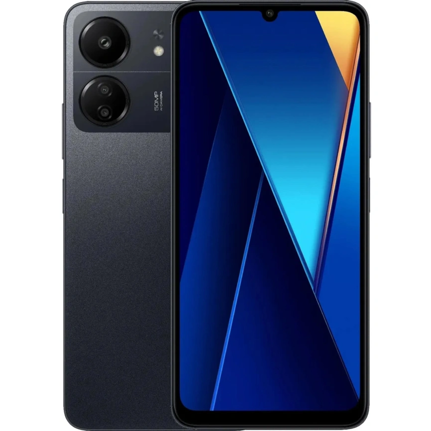 Смартфон Xiaomi Poco C65 6/128Gb Black EAC фото 1