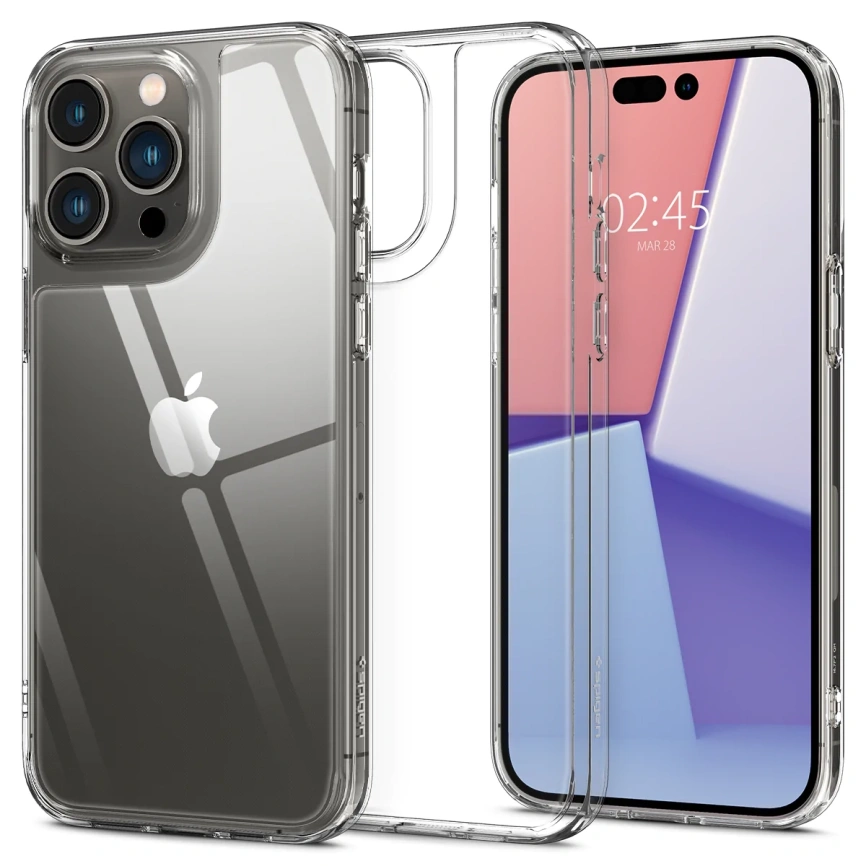 Чехол Spigen Quartz Hybrid для iPhone 14 Pro Max (ACS04830) Crystal Clear фото 1