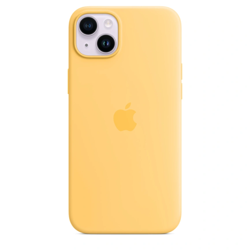 Силиконовый чехол Apple MagSafe для iPhone 14 Sunglow фото 3