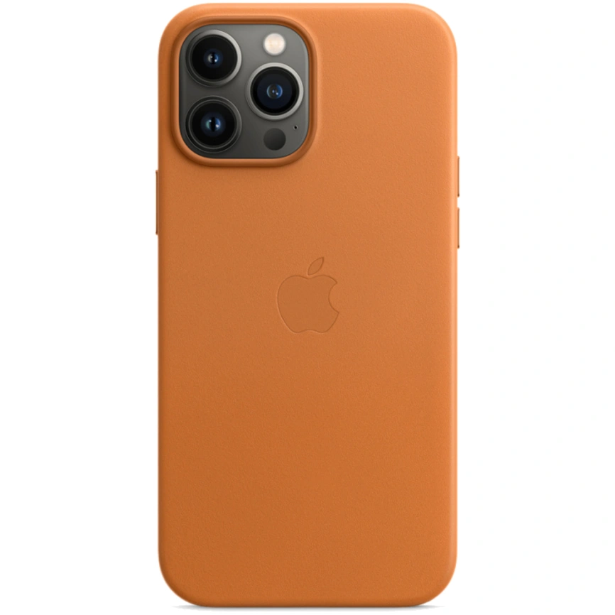 Кожаный чехол Apple MagSafe для iPhone 13 Pro Golden Ocher фото 4