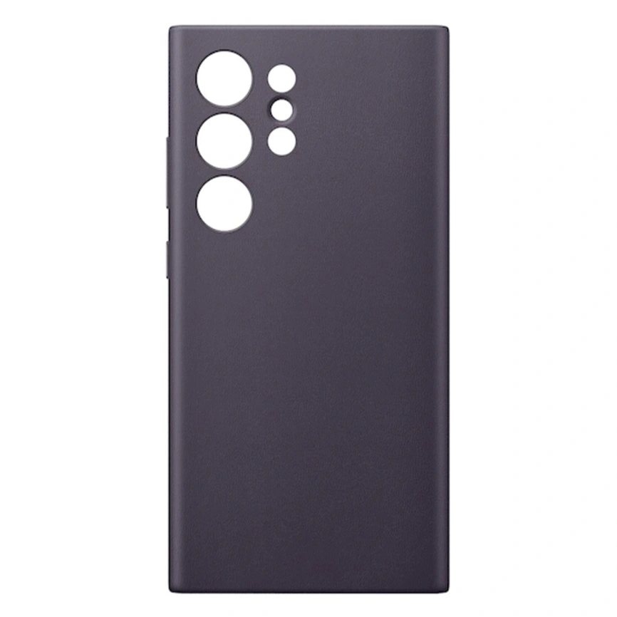 Чехол Samsung Vegan Leather Case для S24 Ultra Dark Violet фото 3