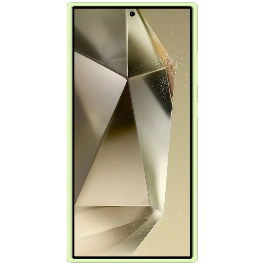 Чехол Samsung Silicone Case для S24 Ultra Light Green фото 2