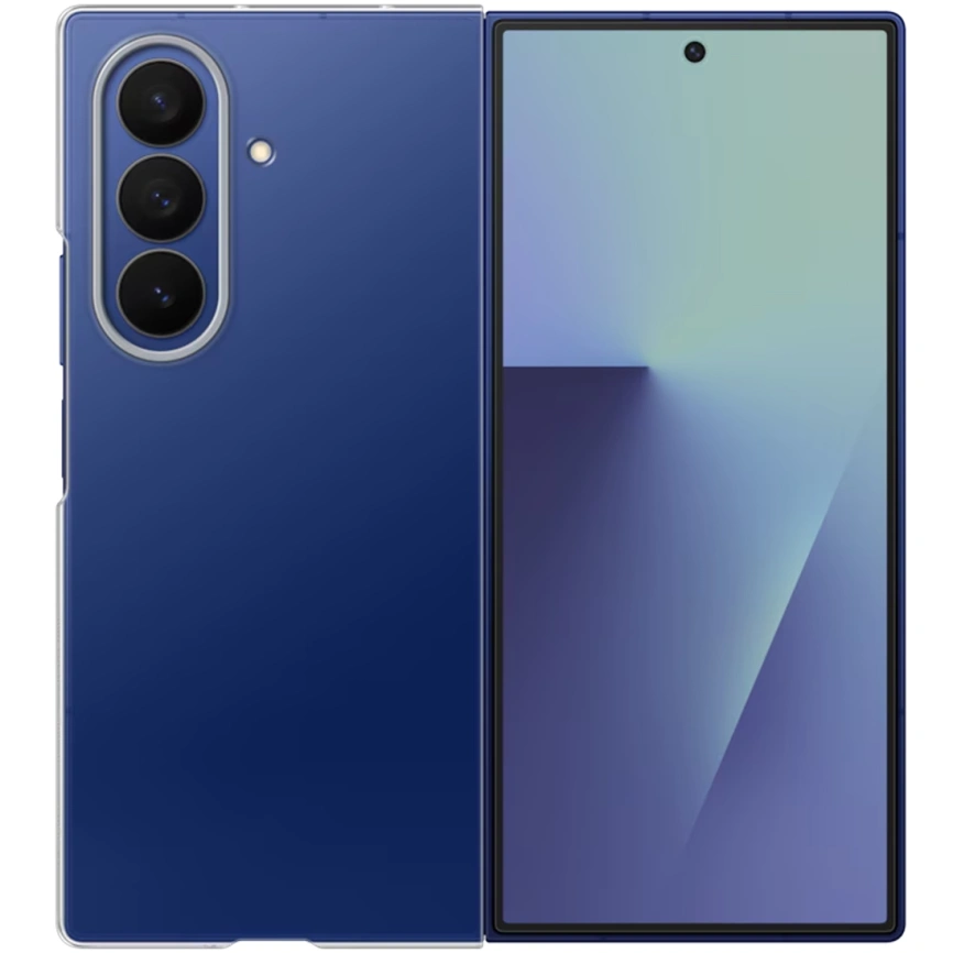 Чехол Samsung Clear Case для Galaxy Z Fold7 Transparent фото 1