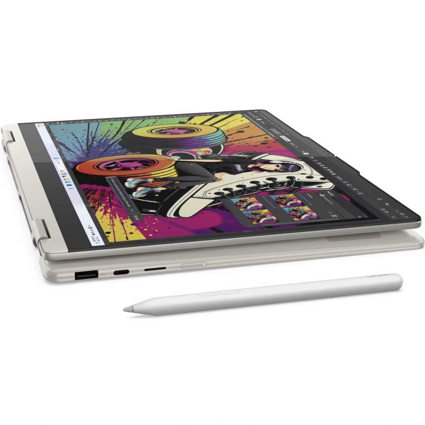 Ноутбук Lenovo Yoga 7 14AKP10 14 OLED/ R5-340/24GB/1TB SSD (83JR0060RK) Seashell фото 4