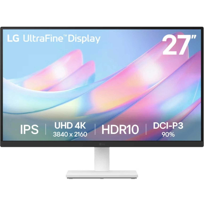 Монитор LG 27" UltraFine 27US500-W IPS White (27US500-W.ARUZ) фото 1