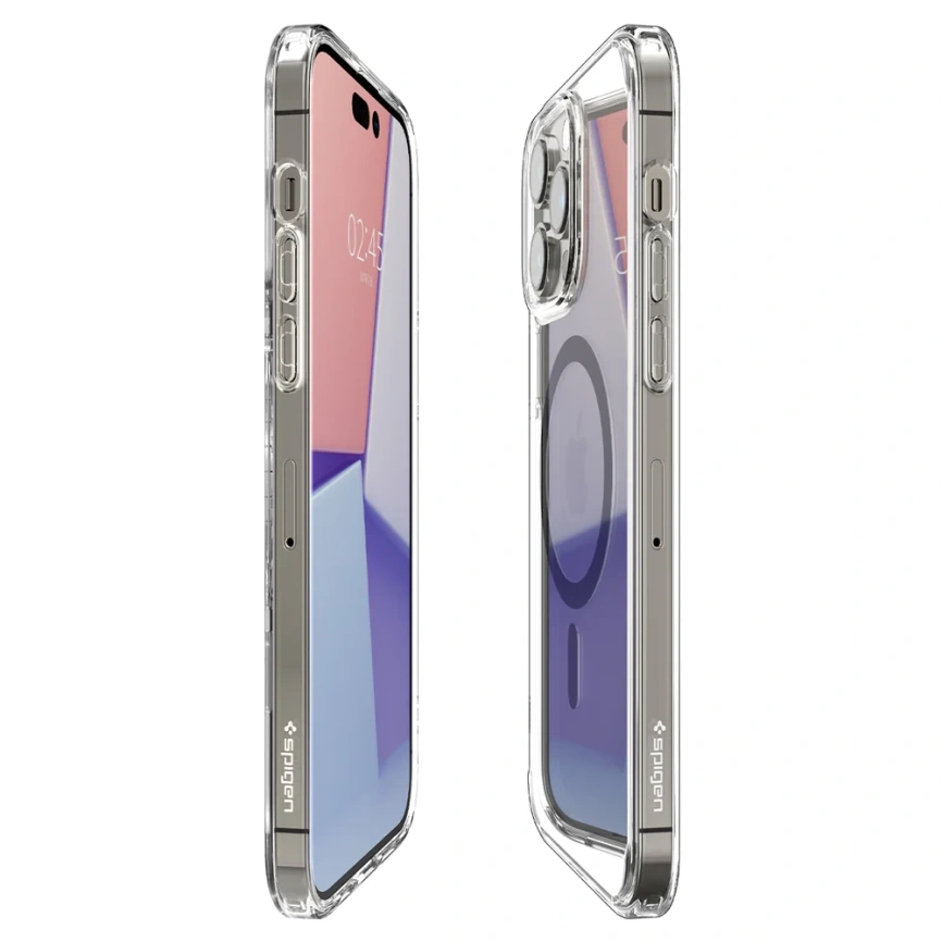Чехол Spigen Ultra Hybrid MagFit для iPhone 14 Pro Max (ACS04827) Carbon Fiber фото 2