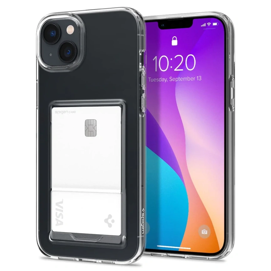Чехол Spigen Crystal Slot для iPhone 14 Plus (ACS04908) Crystal Clear фото 1