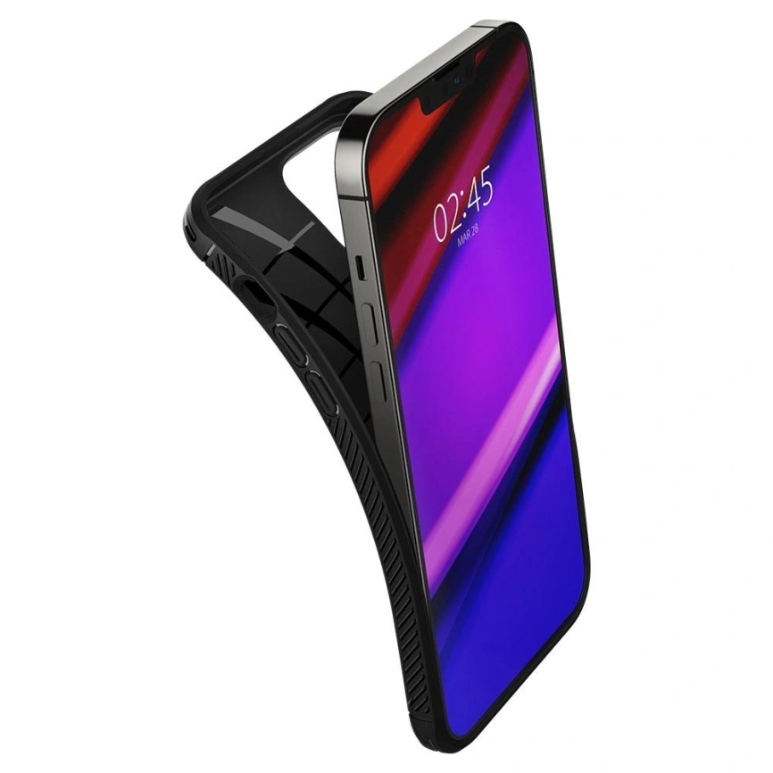 Чехол Spigen Rugged Armor для iPhone 13 Pro (ACS03257) Matte Black фото 5