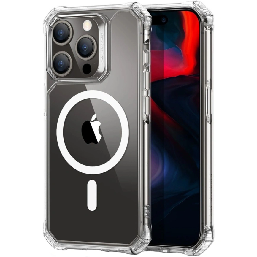 Чехол ESR Air Armor Halolock Magsafe для iPhone 15 Pro Max Clear фото 2