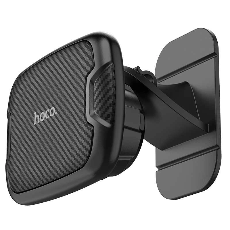 Автомобильный держатель Hoco CA66 Sagittarius series center console magnetic holder магнитный универсальный на панель Black фото 1