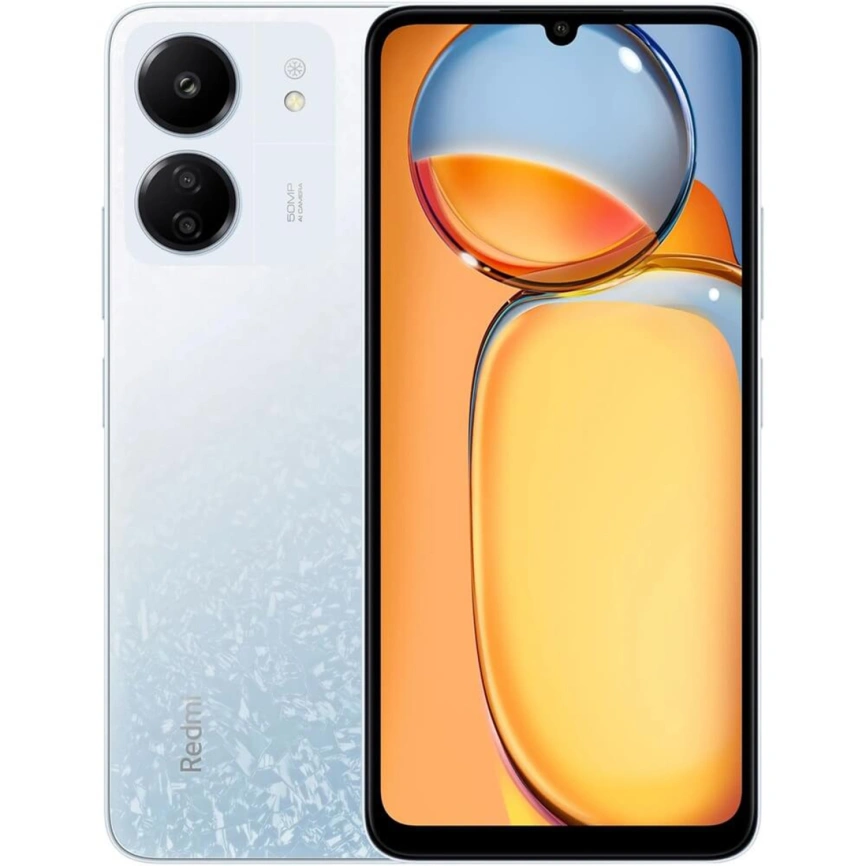 Смартфон Xiaomi Redmi 13C 4/128GB (NFC) Glacier White EAC фото 1