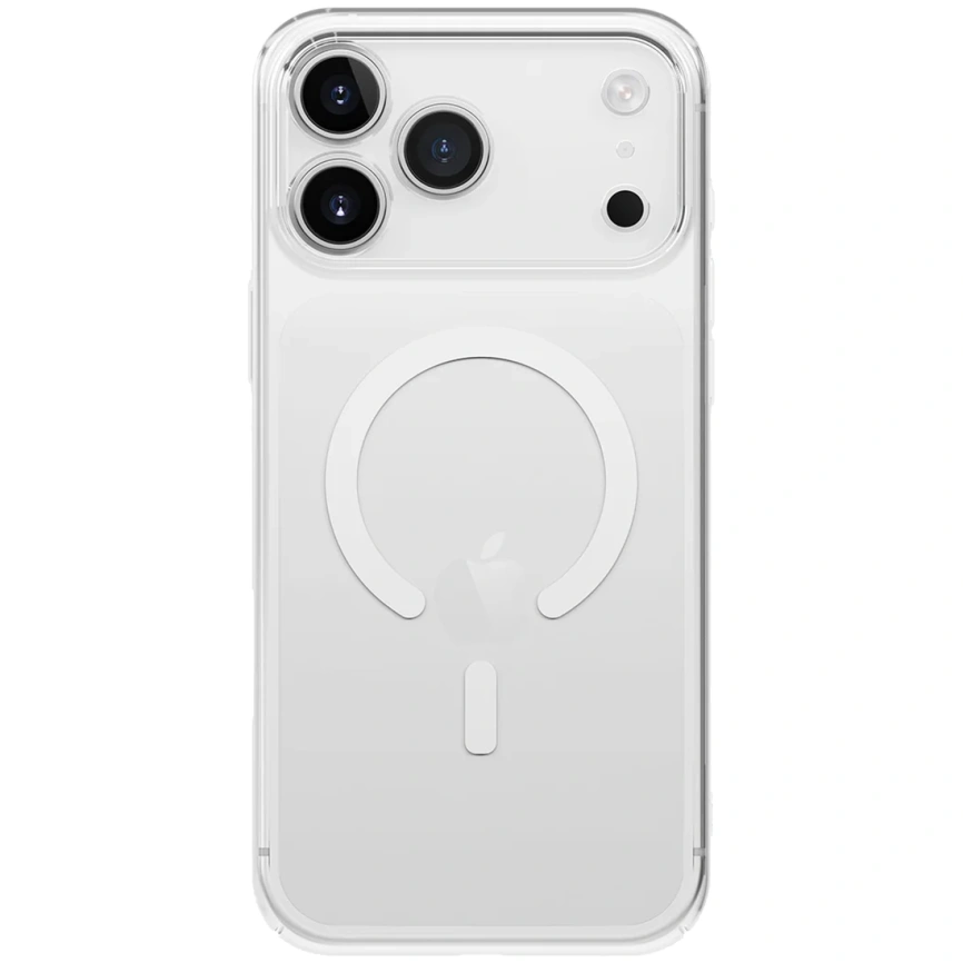 Чехол Uniq AirSuit Ultra Slim Case with MagClick для iPhone 17 Pro Glossy Clear/White фото 5