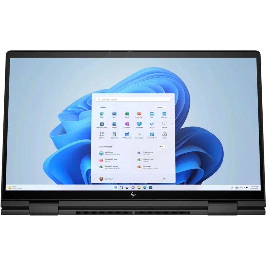 Ноутбук HP Envy x360 15-fh0012ci 15.6 FHD OLED/ R7-7730U/16Gb/1Tb SSD (A1UW9EA) Black фото 2